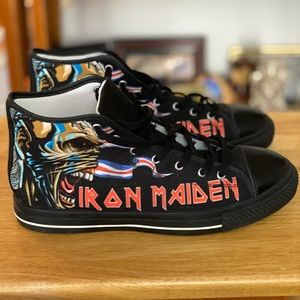 Iron Maiden Canvas Hightop Sneakers